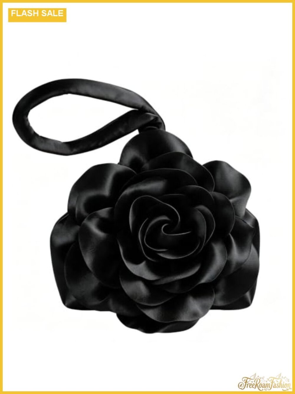 Women's Floral Satin Evening Bag Triangle Clutch Purse Wristlet